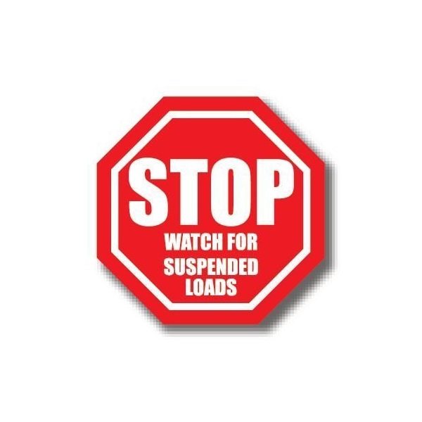 Ergomat 17in OCTAGON SIGNS - Stop Watch for Suspended Loads DSV-SIGN 289 #4023 -UEN - main